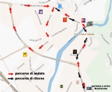 Nuovo percorso della sfilata della domenica pomeriggio
