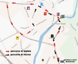 Nuovo percorso della sfilata della domenica pomeriggio