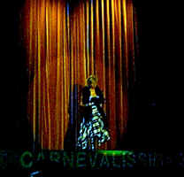 la presentatrice